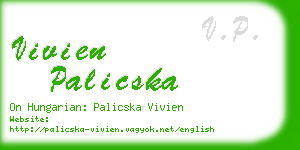 vivien palicska business card